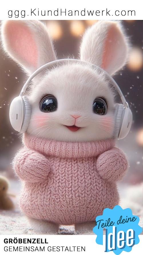 Youtube - Vorlage - Bild - Hase klein